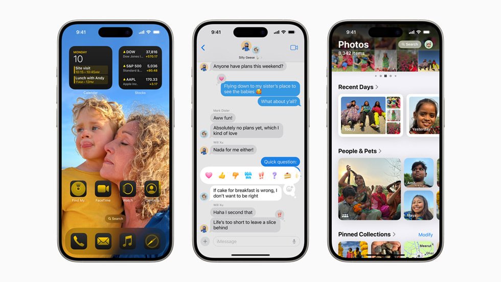 iOS 18 features