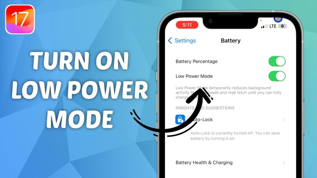 How to Turn Off Low Power Mode