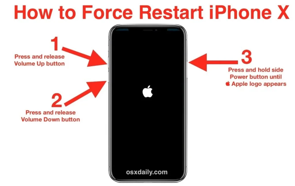 how to restart iphone