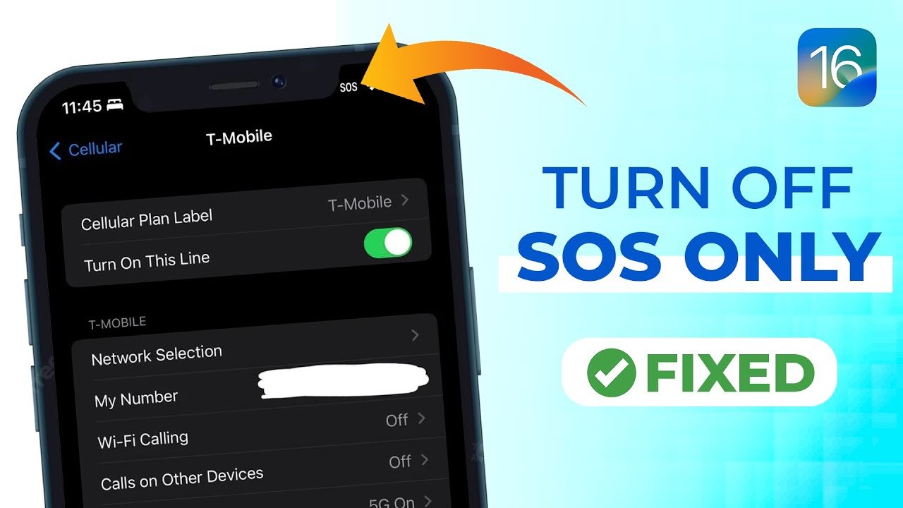 How to Fix “iPhone Stuck in SOS Mode” and Restore Cellular Service